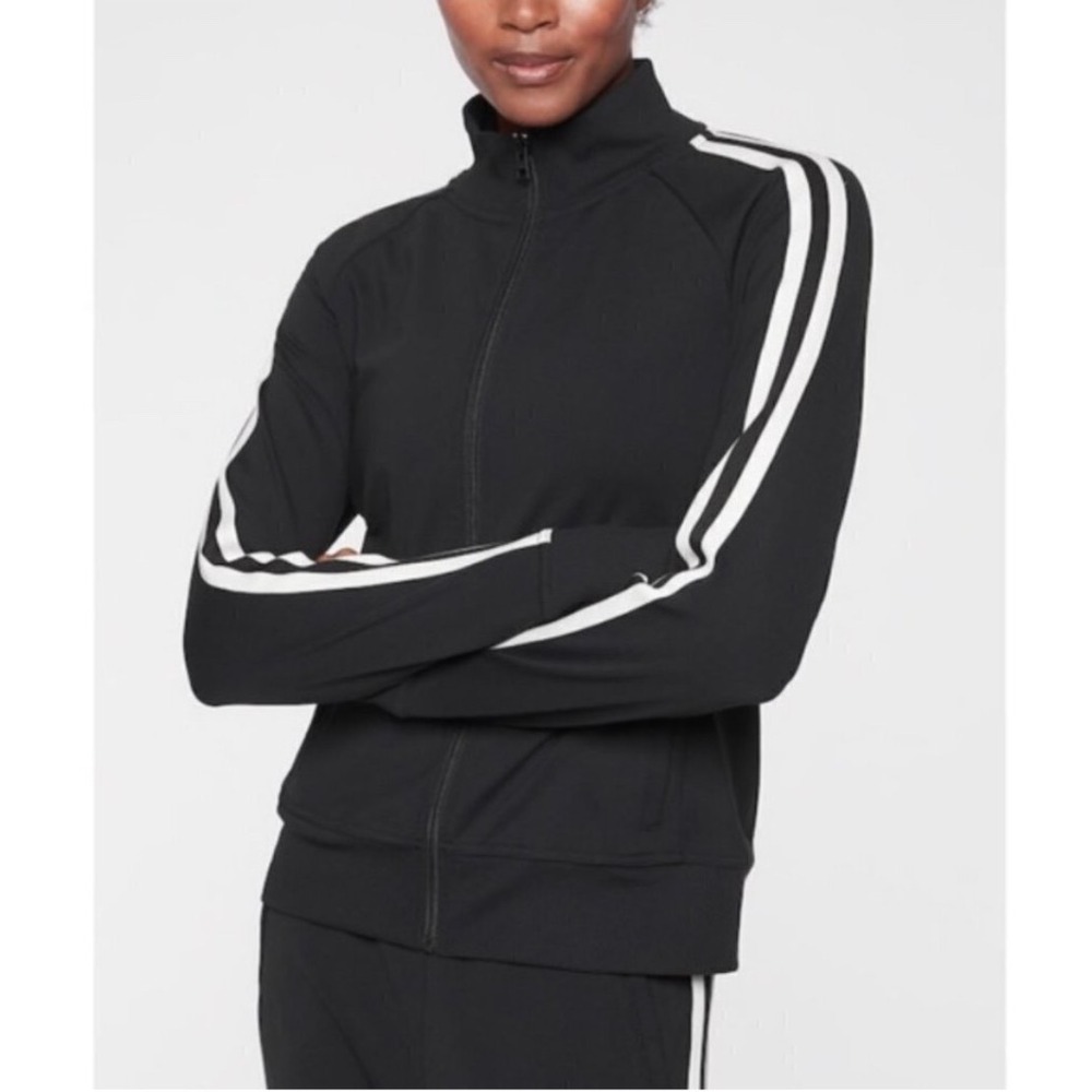 Athleta Circa Track Jacket Striped Y2K Medium